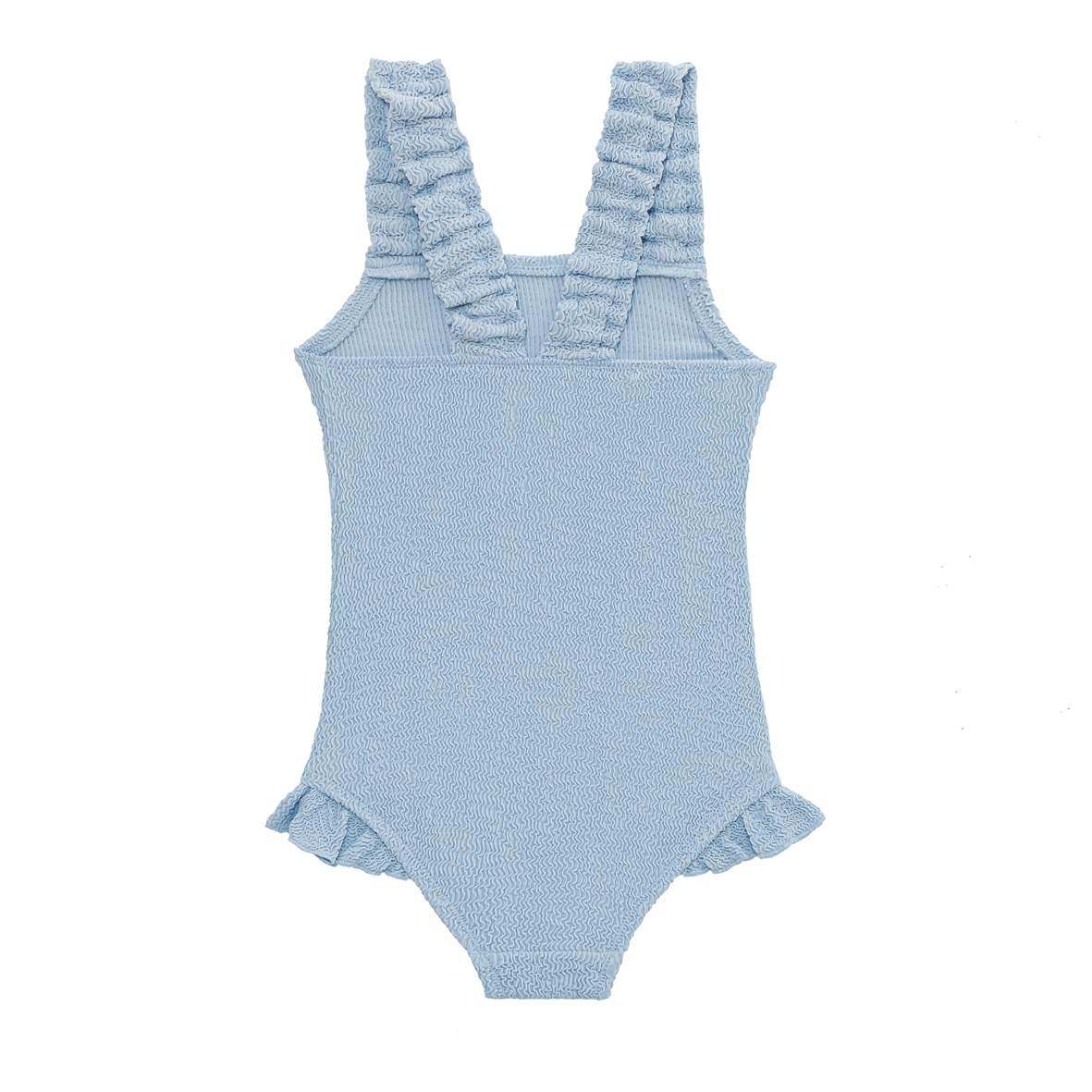 Sand Wave Smocked Swimsuit