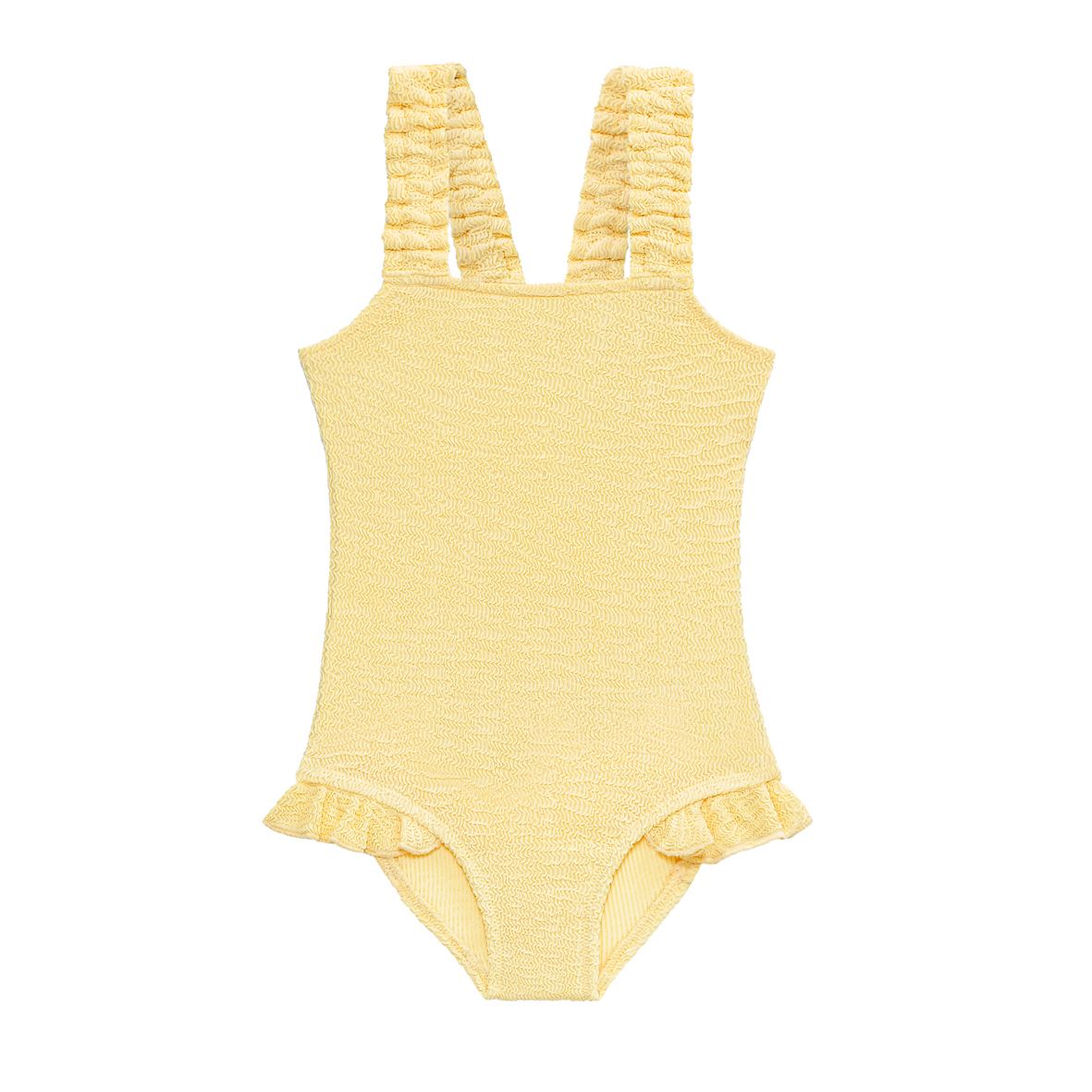 Sand Wave Smocked Swimsuit