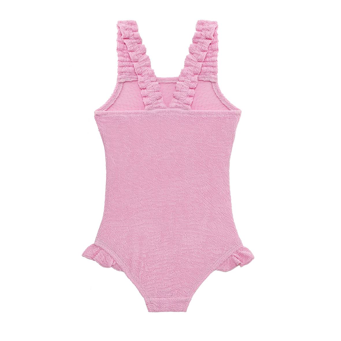 Sand Wave Smocked Swimsuit