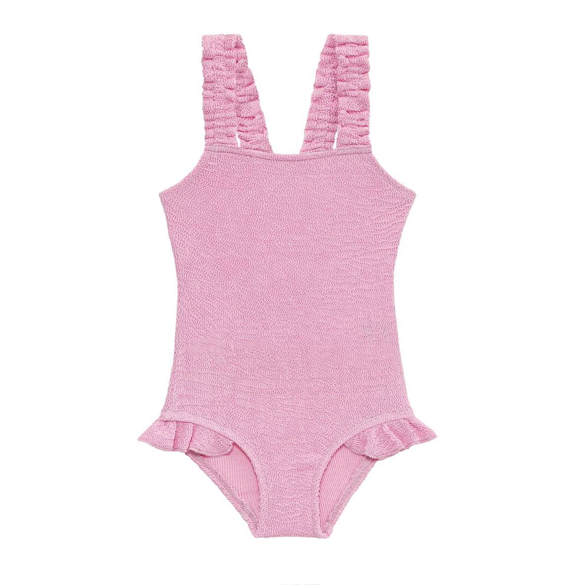 Sand Wave Smocked Swimsuit